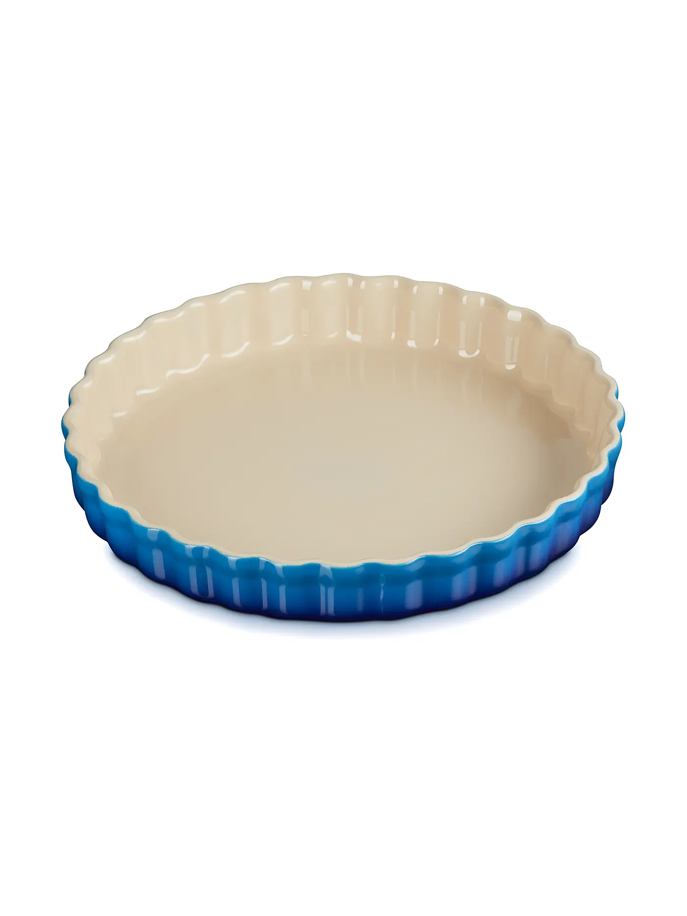 LE CREUSET | Tarteform "Poterie" 28cm (Ofenrot) | blau